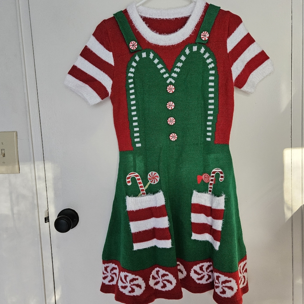 Elf Christmas Dress | Ugly Christmas Sweater